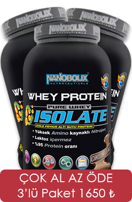 3'lü İsolate Whey Protein 950gr